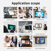 Tablette PC Android Linux avec écran tactile IPS de 24, 27 ou 32 pouces, RK3566, RK3588, RK3568, montage mural, WiFi, RJ45, PoE