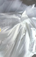 Vestido de Novia Sirena de Lujo 2026 con Cuello en V, Ilusión de Dos Piezas, Manga Larga Transparente con Cuentas y Falda de Gala Desmontable para Novias Africanas