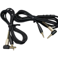 Câble audio tressé en nylon plaqué or de 1,5 m pour casque Sennheiser Urbanite XL, câble de remplacement