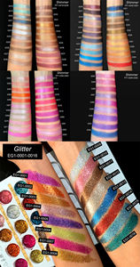 Cosméticos 18 colores paleta de sombras de ojos de alto pigmento maquillaje de alta calidad sombra de ojos Etiqueta Privada gitter paleta de sombras de ojos vegana - Product Image 2