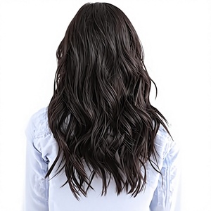 Extensions de cheveux humains Remy indiens à bandes adhésives 100g, pointes pleines, emballage en vrac épais - Product Image 3