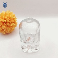 Flacon de parfum en verre personnalisé de 50 ml, cylindrique, à fond épais, en bois, flacon de parfum marocain