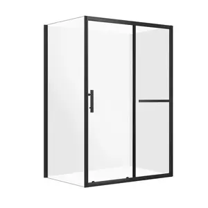 Best Seller 2023 Custom Shower Glass Enclosure Sliding Door Shower Screen Compact Walk- In Shower Enclosure