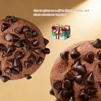 Collations asiatiques Emballage personnalisé Logo Biscuits au chocolat croustillants et décadents pour les voyages et les pique-niques