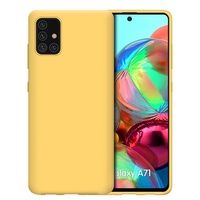 Coque de téléphone portable en silicone SUNNY entièrement couvrante, 10 couleurs, étanche, antichoc, avec doublure en microfibre pour // A71