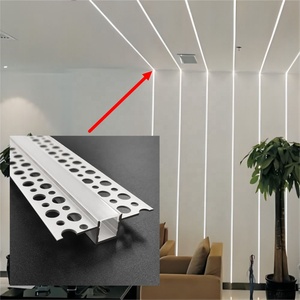 52*13mm mỏng dẫn vách thạch cao hồ sơ ánh sáng trimless lõm cho tường dẫn dải - Product Image 1