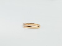 Anillo de Oro Sólido de 10K, 14K, 18K al por Mayor con Diamante Cultivado en Laboratorio de Corte Redondo, Anillo de Sello, Anillo de Boda, Anillo de Cinco Diamantes, Anillo Apilable de Oro
