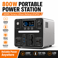 Offre Spéciale : Alimentation Portable 600Wh avec Sortie AC à Onde Sinusoïdale Pure, Chargement USB et Port Allume-Cigare pour Utilisation Extérieure