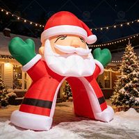Arche gonflable géante de Père Noël pour les fêtes, décoration de Noël en Oxford pour l'intérieur et l'extérieur
