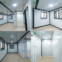 Maison modulaire de luxe en conteneur de 20 pieds, extensible, Casas, café, design extérieur, maison de vente au détail en conteneur préfabriqué, 1, 2, 3, 4 chambres