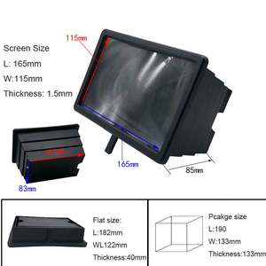 Grande loupe <span class=keywords><strong>d</strong></span>'<span class=keywords><strong>écran</strong></span> de <span class=keywords><strong>tablette</strong></span> et de téléphone de 12 pouces, amplificateur de film 3D, loupe <span class=keywords><strong>d</strong></span>'<span class=keywords><strong>écran</strong></span> de téléphone portable réglable - Product Image 3