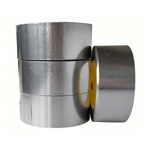 <span class=keywords><strong>Cinta</strong></span> <span class=keywords><strong>de</strong></span> <span class=keywords><strong>Aluminio</strong></span> Plateada <span class=keywords><strong>425</strong></span>, Adhesivo Acrílico <span class=keywords><strong>de</strong></span> Doble Cara, Resistente al Calor, 33m - Product Image 4