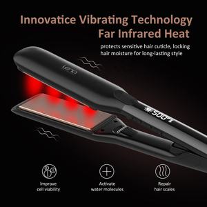 Lena 500F Làm Nóng Nhanh Ion Âm Tấm Rộng Chuyên Nghiệp Tóc Ép Tóc Titan Hồng Ngoại Phẳng Sắt - Product Image 2