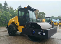 Rouleau compacteur simple tambour LT210B 10 tonnes, machine vibrante 280N/cm pour les chantiers de construction, les routes minières et les opérations de compactage