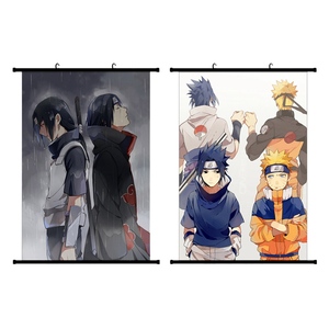 2019 Anime japonés <span class=keywords><strong>Naruto</strong></span> Itachi Uchiha de desplácese pintura pared enmarcado foto colgante de pared - Product Image 1