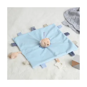 Corallo Del Panno Morbido carino Doudou Consolatore Peluche Giocattolo Del Bambino Coperte di Sicurezza