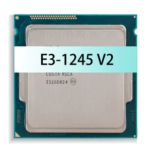 وحدة معالجة مركزية مستخدمة لـ intel Xeon E3 1245 V2 1245V2 معالج رباعي النواة 3.4GHz LGA 1155 8 ميجابايت SR0P9 للكمبيوتر المكتبي