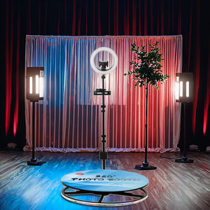 พร้อมส่ง โลโก้สั่งทำ 80 ซม. 360 °   ตู้ถ่ายรูปพร้อมโลโก้สั่งทำ - รองรับการใช้งาน iPad และมือถือ ใช้งานง่าย - Product Image 2