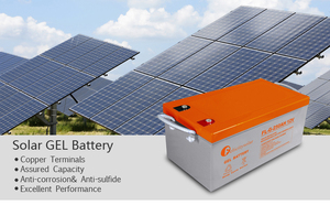 Солнечная 12 В 100ah 150ah 200ah 200ah свинцово-кислотная гелевая батарея для солнечной системы - Product Image 5