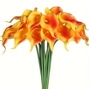 Fleur artificielle réaliste Calla Lily, toucher naturel, pour bouquet de remise de diplôme, centres de table de mariage DIY, longue durée (3-5 ans) - Product Image 5
