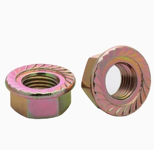 Thép carbon màu kẽm Metric hình lục giác Nut Titan nhôm đinh tán hạt ISO 4161 DIN 6923 chứng nhận thép không gỉ có khía hạt - Product Image 4