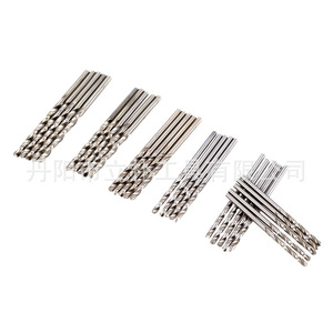 Miniature Twist Drill Bits 0.4-3.2mm Silver Finish PCB Drilling 150pcs Plastic Box - Product Image 1