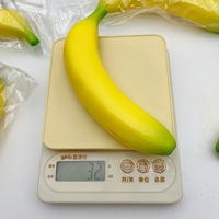 Jouet anti-stress réaliste en PU en forme de banane, rebond lent – Idéal pour les farces, la décompression et comme objet décoratif – Disponible pour les 3 ans et plus