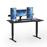 Cadre de bureau debout réglable en hauteur avec manivelle, poste de travail moderne en métal pour la maison et le bureau