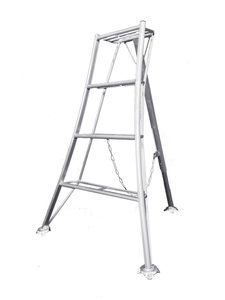 Aluminum Industrial Design Exterior Outdoor Garden <strong>Ladder</strong> High Strength Anti-Rust 300kg Load Capacity Folding/<strong>Telescopic</strong> Fruit - Product Image 1