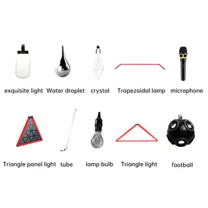 ディスコボールビームRGB LEDピクセルチューブバー夜間3D照明システム屋外ライトストリップキネティックフットボールライト