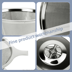 ที่กรองกาแฟแบบหยดใช้ซ้ำได้กรวยกรองกาแฟทำจากสเตนเลสสตีล304กรองกาแฟเกรดอาหารแบบพกพาสำหรับหยด - Product Image 3