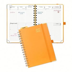 Agendas et organiseurs personnalisés : Agenda quotidien, hebdomadaire, mensuel, carnet A5, agenda budgétaire non daté - Product Image 1
