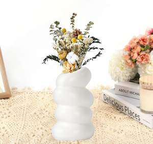 Jarrón de Cerámica Moderno y Creativo para Mesa, con Forma de Piedras, de Lujo, para Arreglos Florales en Sala de Estar o Decoración de Porche - Product Image 4
