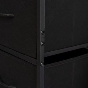 Hua Cheng HC5HBC 5-Drawer Freestanding Modern Dresser Stainless Steel MDF Panel Pine Construction Durable Bedroom Living Room - Product Image 5