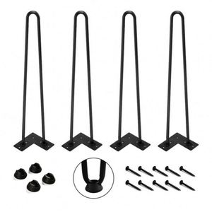 Wholesale Factory Price Black Table Legs Heavy Duty Metal Furniture Industrial Restaurant Coffee Dinning Cast Iron Table Base - Product Image 3