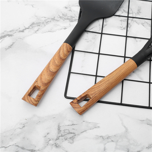 7 cái không dính thực phẩm an toàn <span class=keywords><strong>Nylon</strong></span> đồ dùng Pasta Turner muỗng lò nồi thìa dụng cụ nhà bếp phụ kiện nhà bếp bền vững Morden - Product Image 4