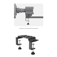 Support de table en alliage d'aluminium MOZA R9 R5 R12 pour diverses tables - Accessoire de jeu facile à utiliser