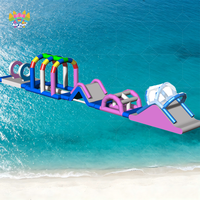Parc aquatique gonflable en PVC durable, personnalisé, pour usage commercial, grand centre de jeux aquatiques extérieur pour enfants et adultes, idéal pour l'été