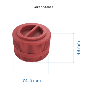 Portable Manual 3D Print 74.5mm 3 Layers Plastic for Cigarette Tobacco <b>Herb</b> <b>Grinder</b> Spice Accessories - Product Image 2