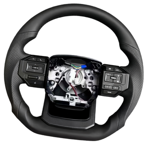 Volante Deportivo <span class=keywords><strong>de</strong></span> Cuero para Toyota Hilux, Fortuner, Camry, Land Cruiser, Corolla, Hiace 86, Mark X, Prado 120, <span class=keywords><strong>Yaris</strong></span>, Rav4 - Product Image 2
