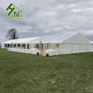 Baldacchino esterno della tenda di evento 25x60 di Festival bianco di alluminio impermeabile per nozze