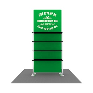 Thiết kế mới triển lãm thương mại xách tay ánh sáng Trọng lượng 3 Kệ tầng thường vụ Rack hiển thị - Product Image 2