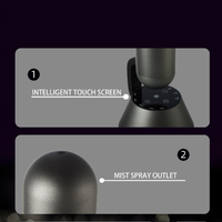 Diffuseur électrique de parfum d'ambiance de luxe, diffuseur d'arômes rechargeable de table, diffuseur d'huiles essentielles contrôlé par application