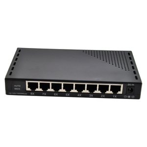Commutateur Poe 8 ports 10/100M commutateur de réseau de bureau routeur haute Performance pour la maison et l'<span class=keywords><strong>industrie</strong></span> - Product Image 1