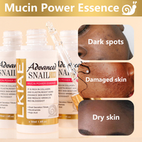 Mucine d'escargot coréenne avancée beauté de luxe vitamine K réduire les rides hydratant éclaircir les taches sombres sérum Anti-âge pour le visage