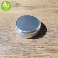 Diffuseur de pierre aromatique rond de vente chaude pour bougies d'huiles essentielles et accessoires de parfum pour Amazon exclusif dans une boîte en aluminium