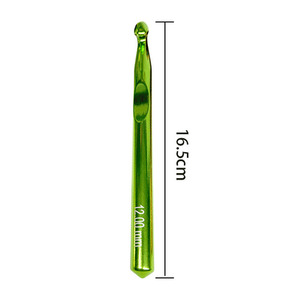 Vente en gros d'aiguilles à <span class=keywords><strong>tricoter</strong></span> et de crochets de 10, 12, <span class=keywords><strong>15</strong></span> mm avec manche en métal et cristal, accessoires de couture écologiques, style tendance, pour travaux manuels DIY - Product Image 6
