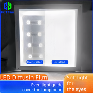 GY Chất lượng cao <span class=keywords><strong>LED</strong></span> ánh sáng die-cắt Diffuser films với Pet nhựa khuếch tán phim - Product Image 5