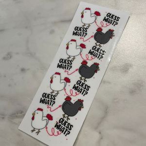 4.8 X 1.5 Inch Factoroy Wholesale Supplier Custom Printing Fashion Logo UV DTF Pen <b>Wraps</b> Transfer Stickers - Product Image 4