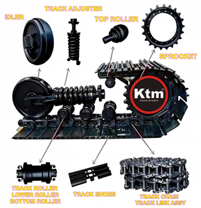Rullo Inferiore 81N8-11011GG, Parti per Escavatori, Rullo di Scorrimento per Sottocarro Escavatore <span class=keywords><strong>Hyundai</strong></span> - Product Image 3